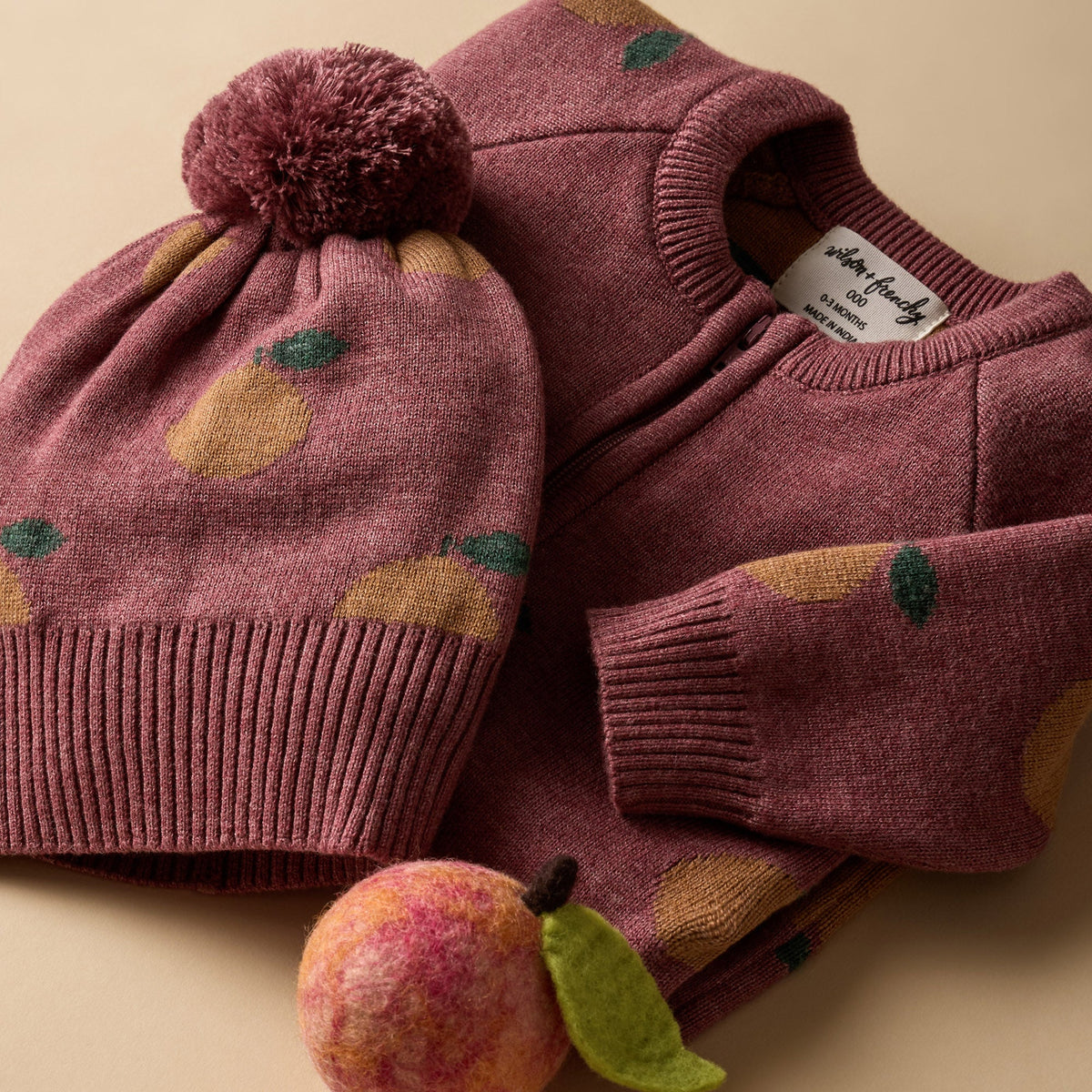 Wilson + Frenchy | Clementine Organic Knitted Jacquard Hat