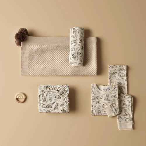 Wilson + Frenchy | Foxglove Forest Organic Bunny Rug