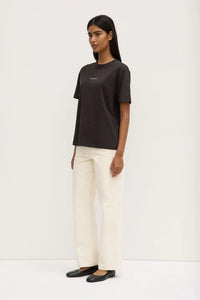 Assembly Label | Womens Atelier Logo Tee - Washed Black