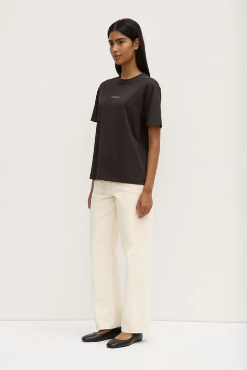 Assembly Label | Womens Atelier Logo Tee - Washed Black