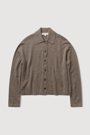 Assembly Label | Wool Cashmere Knit Cardigan - Sable