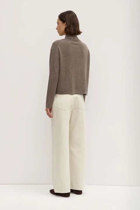 Assembly Label | Wool Cashmere Knit Cardigan - Sable