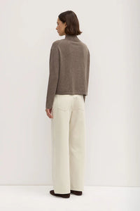 Assembly Label | Wool Cashmere Knit Cardigan - Sable