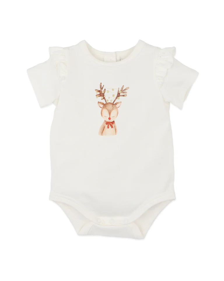 Bebe | FESTIVE REINDEER BODYSUIT & SHORTS SET