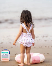 Minihaha Swim | Myra Frill Back Swimsuit