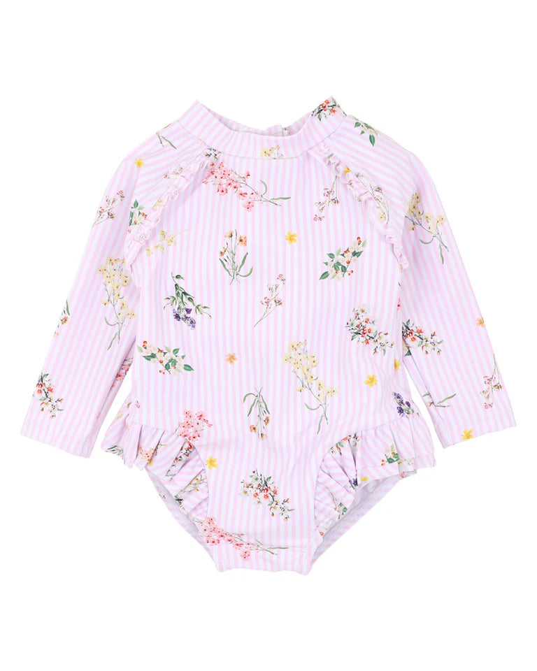 Minihaha Swim | Myra L/S Sunsuit
