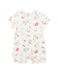 Bebe | Poppy Organic SS Zip Romper