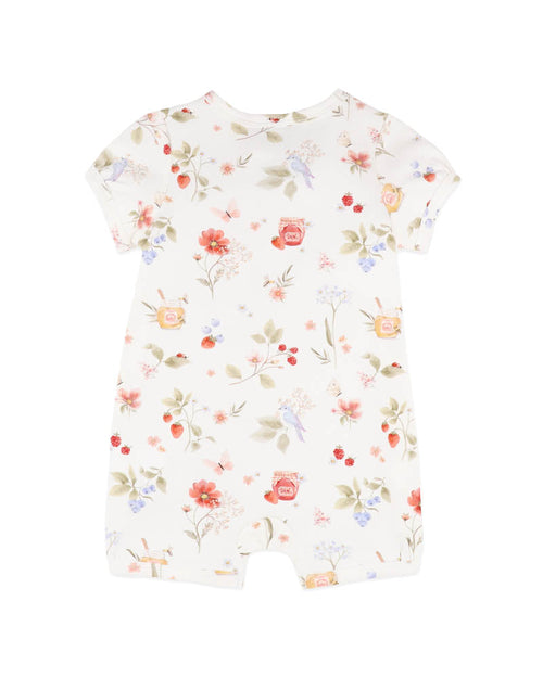 Bebe | Poppy Organic SS Zip Romper