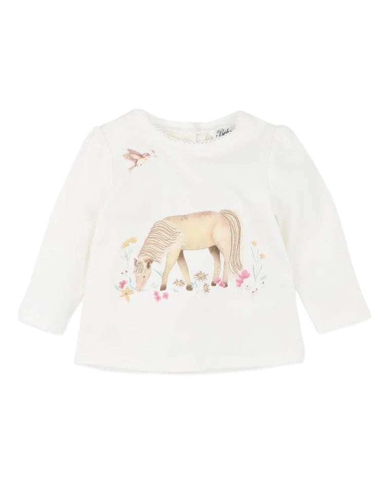 Bebe | Winnie Pony Organic LS Tee