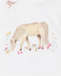 Bebe | Winnie Pony Organic LS Tee