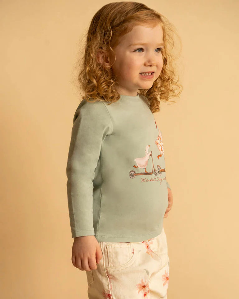 Bebe | Emmy Ducks On Scooter LS Tee