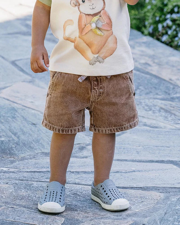 Bebe | Boys Brown Denim Shorts