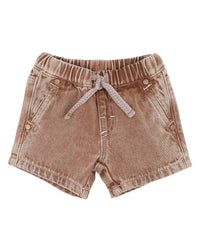 Bebe | Boys Brown Denim Shorts