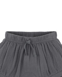 Bebe | Slate Grey Crinkle Shorts