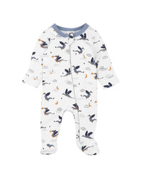 Bebe | Nino Print LS Zip Onesie