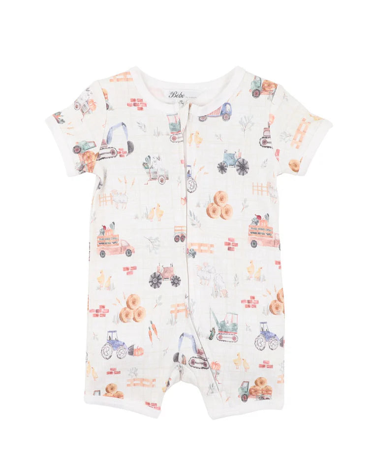Bebe | Clayton SS Zipsuit