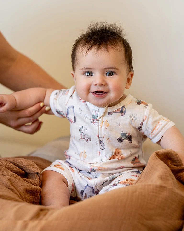 Bebe | Clayton SS Zipsuit