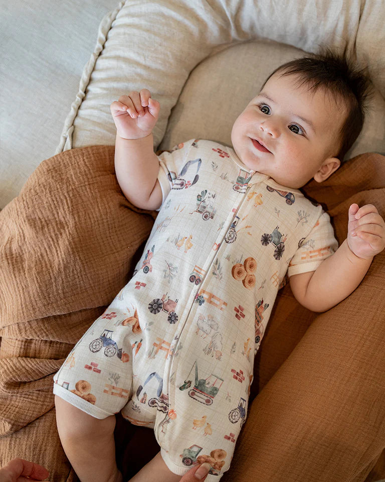 Bebe | Clayton SS Zipsuit