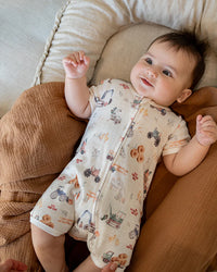 Bebe | Clayton SS Zipsuit