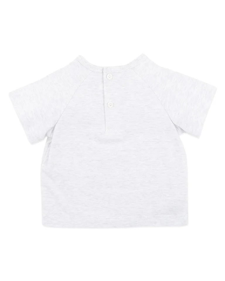 Bebe | Harlan Aviation Dog Tee - Grey Marle