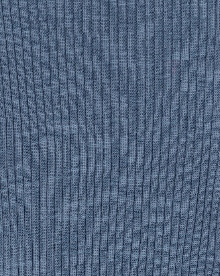 Bebe | Hunter Plain Rib Leggings - Blue