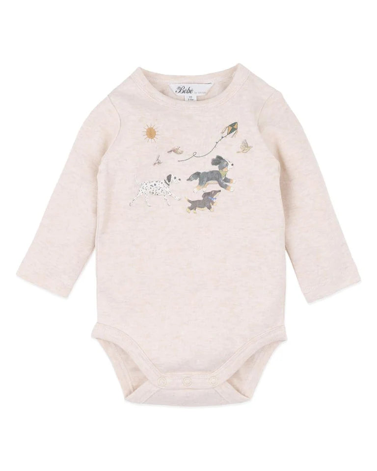 Bebe | Otto Dogs Organic LS Bodysuit