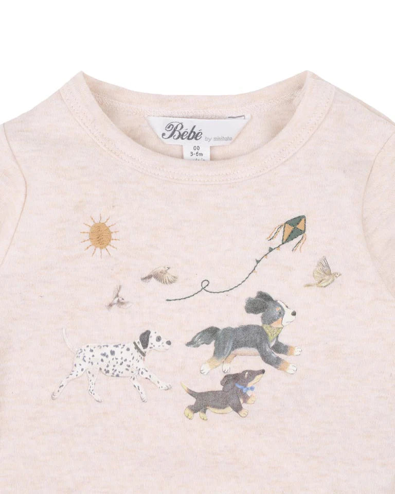 Bebe | Otto Dogs Organic LS Bodysuit