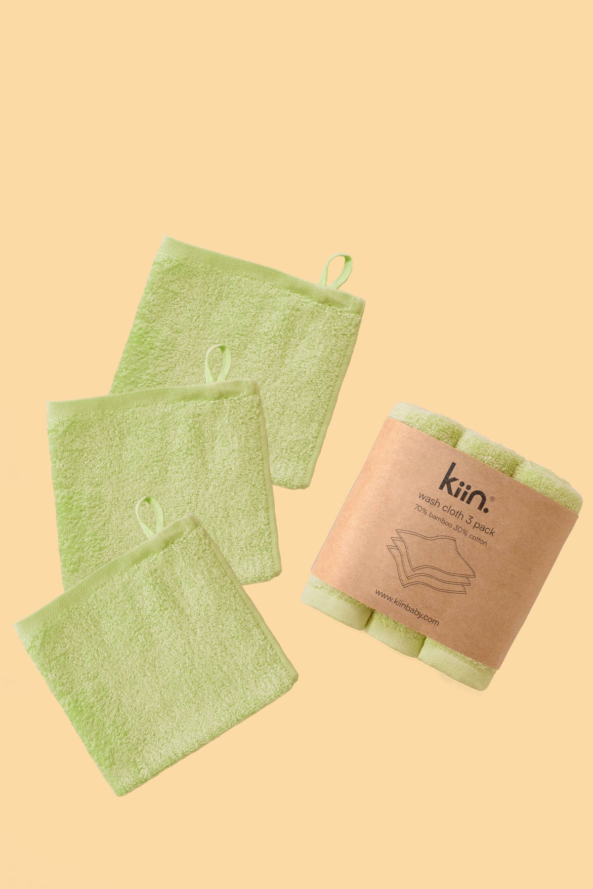 Kiin Baby - Wash Cloths 3 Pack