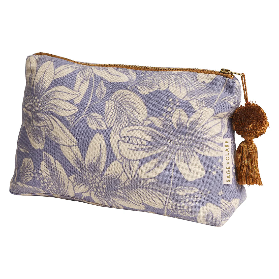 Sage x Clare ||  Amrita Cosmetic Bag - Storm