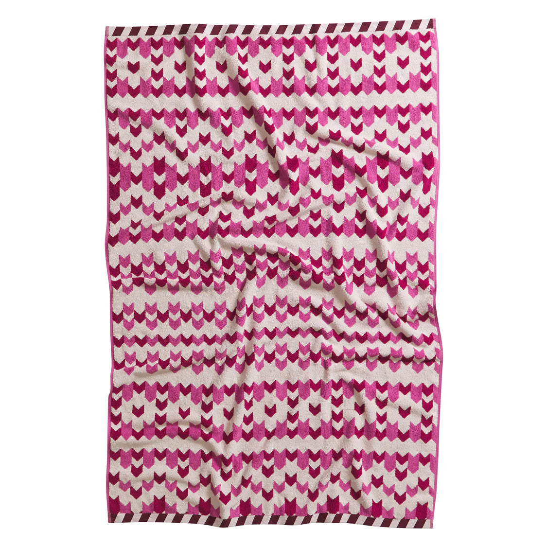 Sage x Clare || Arlette Bath Sheet - Fuchsia