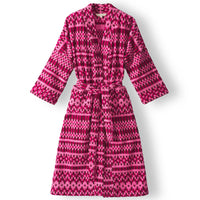 Sage x Clare || Arlette Towelling Robe - Cosmo Pink