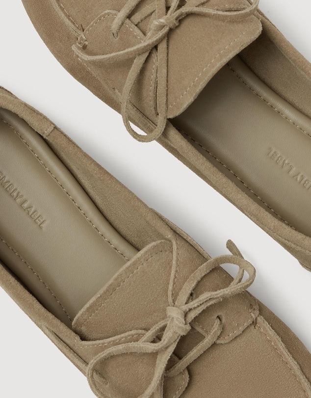 Assembly Label | Devon Suede Boat Shoe - Taupe