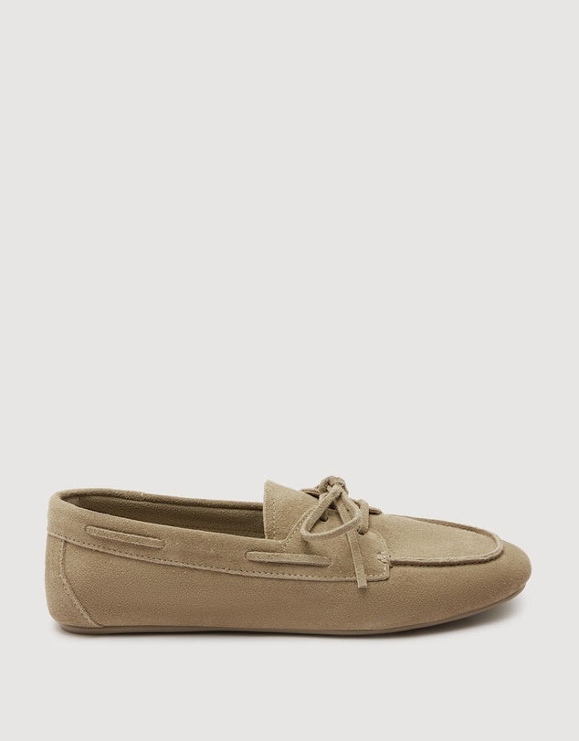 Assembly Label | Devon Suede Boat Shoe - Taupe