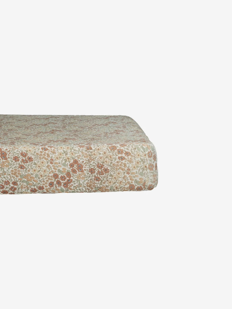 Quincy Mae | Bamboo Cot Sheet Wildflowers