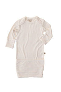 Kiin Baby | Bamboo Newborn Gown - Ivory