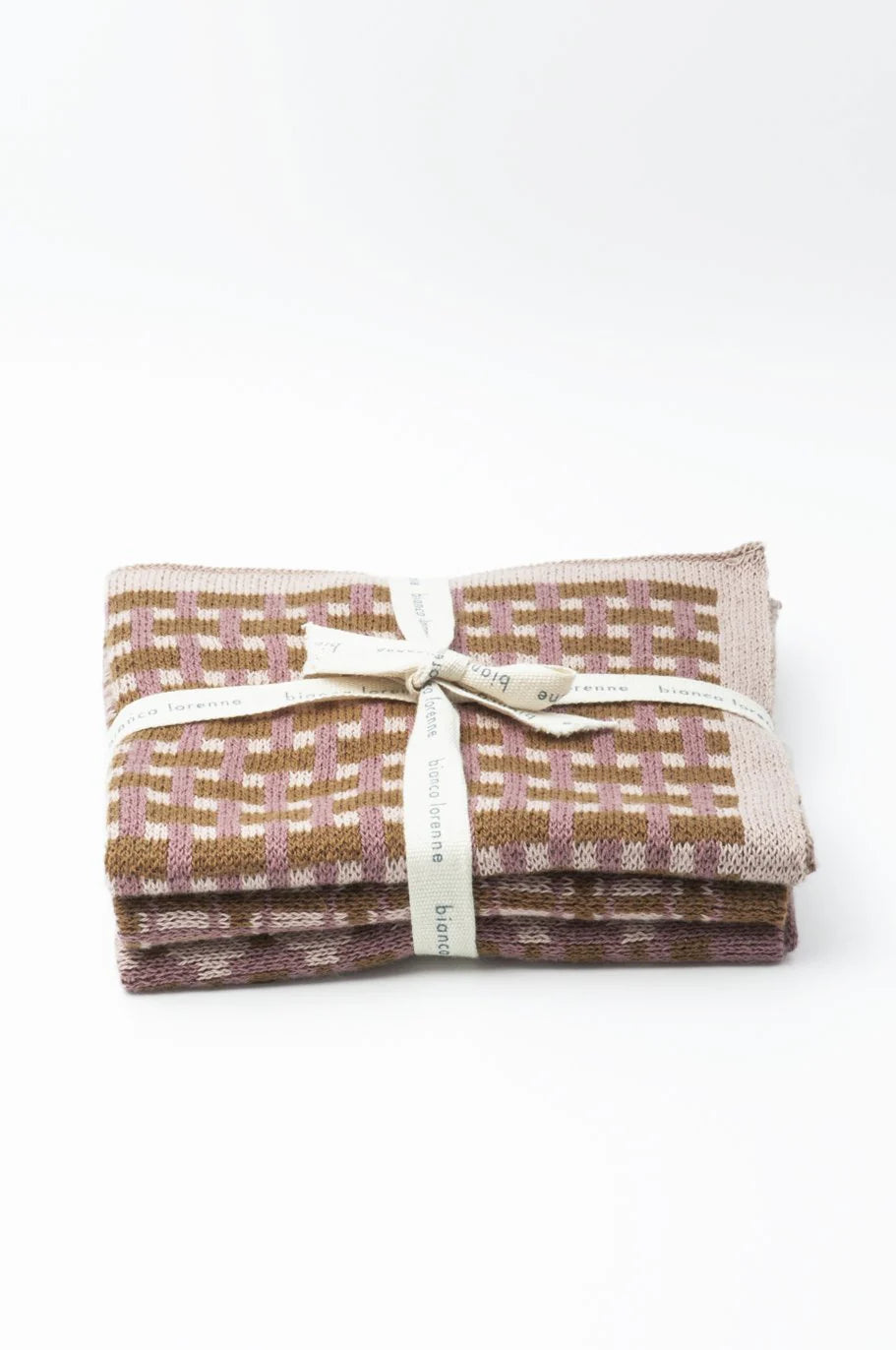 Bianca Lorenne | Basento Rose Gold Washcloths - Set of 3