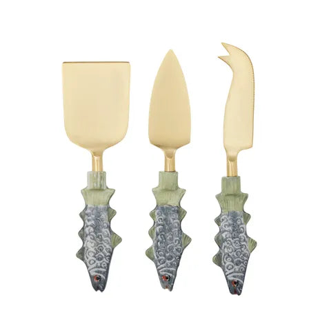 Bass - Set of 3 Cheese Knives