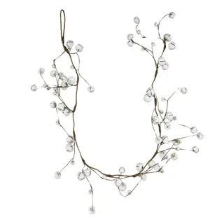 White Bell Garland - Metal