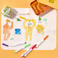 Journey Of Something - Wipeable Silicone Colouring Mat - Friends