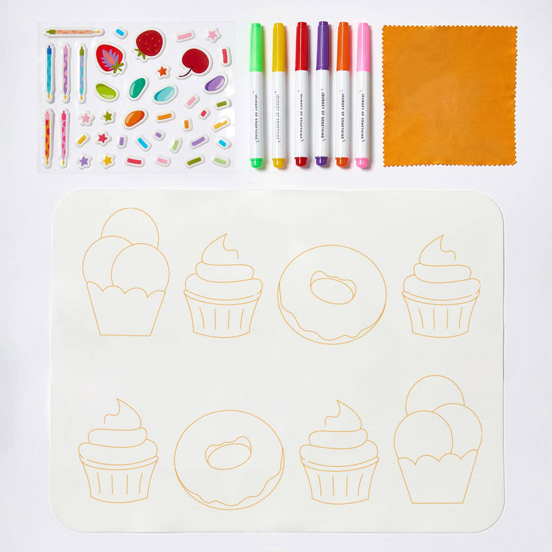 Journey Of Something - Wipeable Silicone Colouring Mat - Sweet As