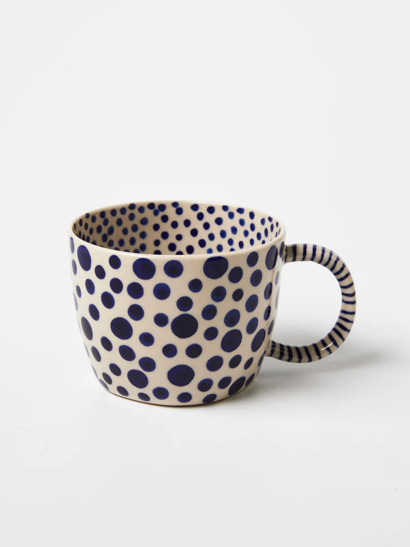 Jones & Co | Chino Mug Navy Spot