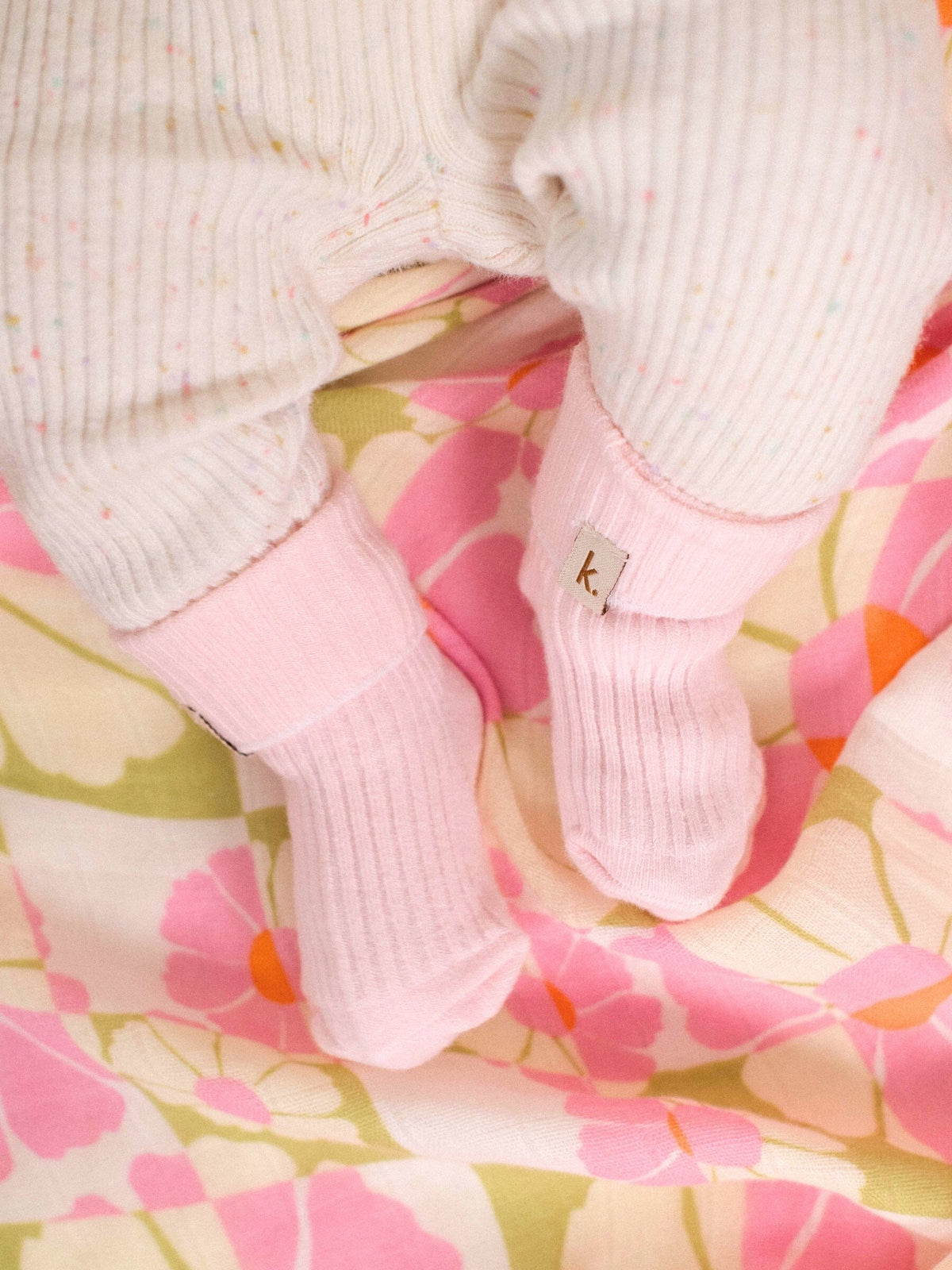 Kiin Baby - Cotton Ribbed Baby Socks