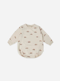 Quincy Mae | Crewneck Bubble Romper Cars