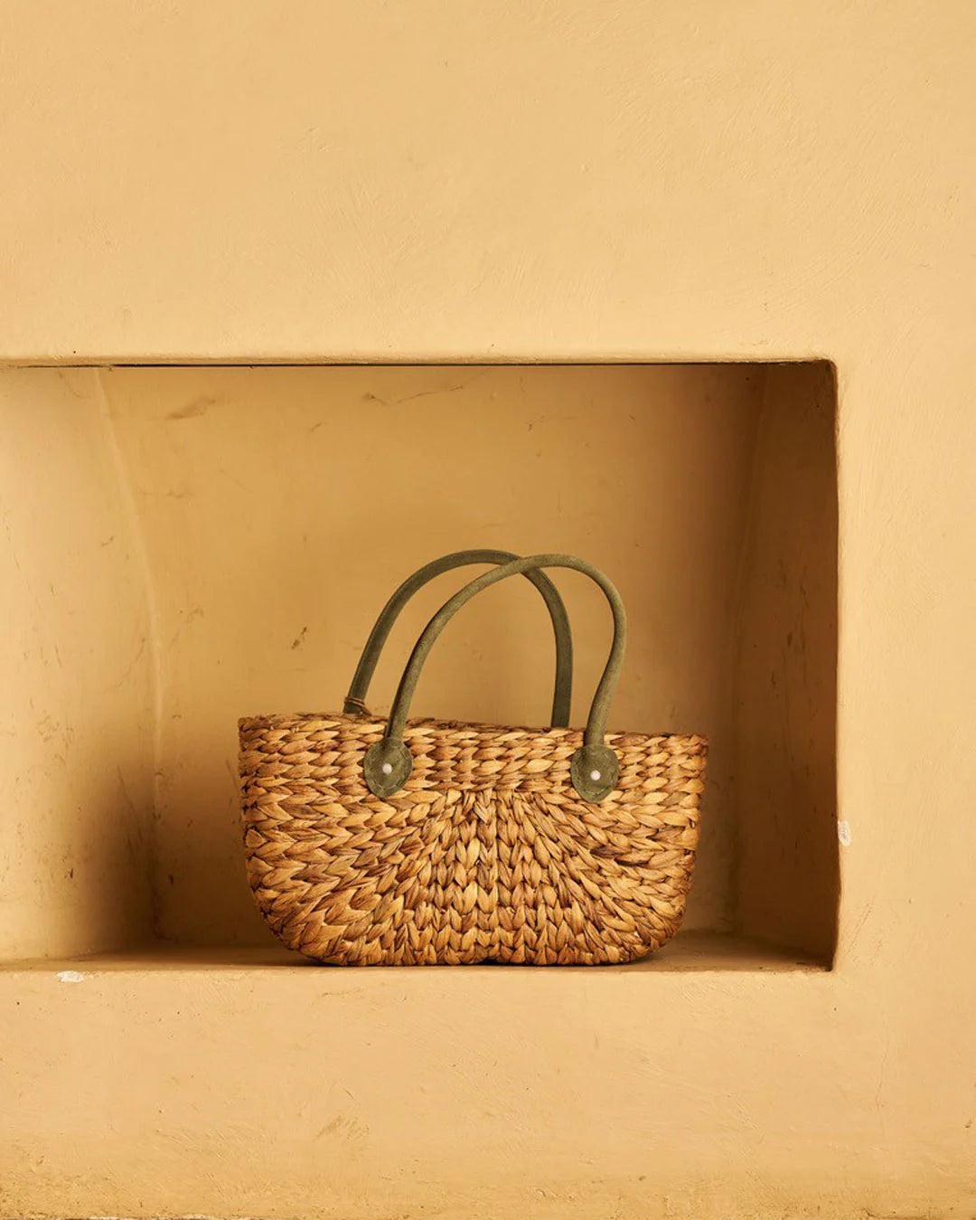 Robert Gordon | Forest Green Suede Harvest Basket