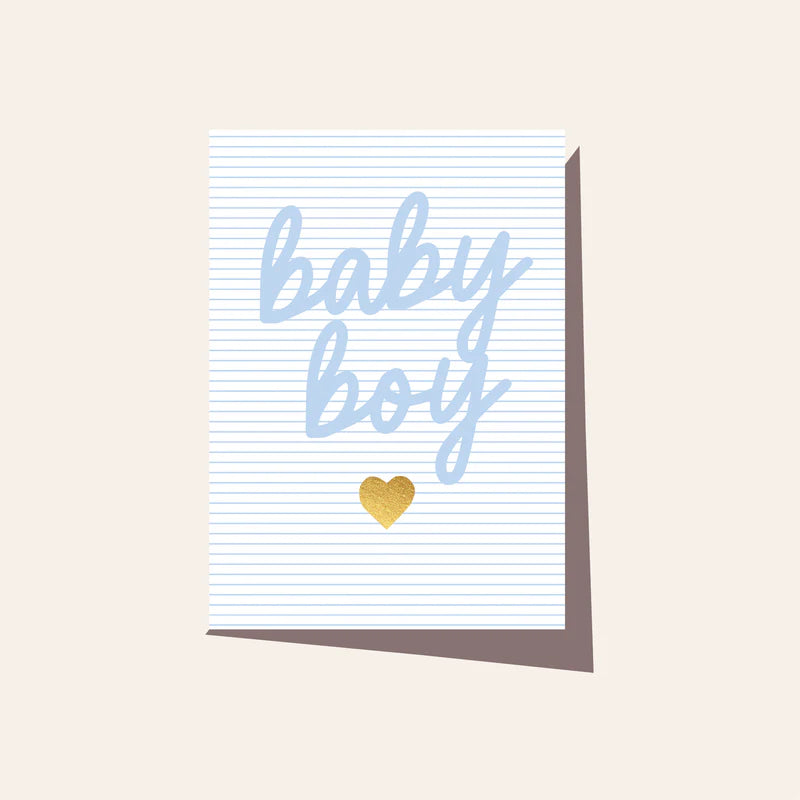 Elm Paper | Baby Stripe Blue