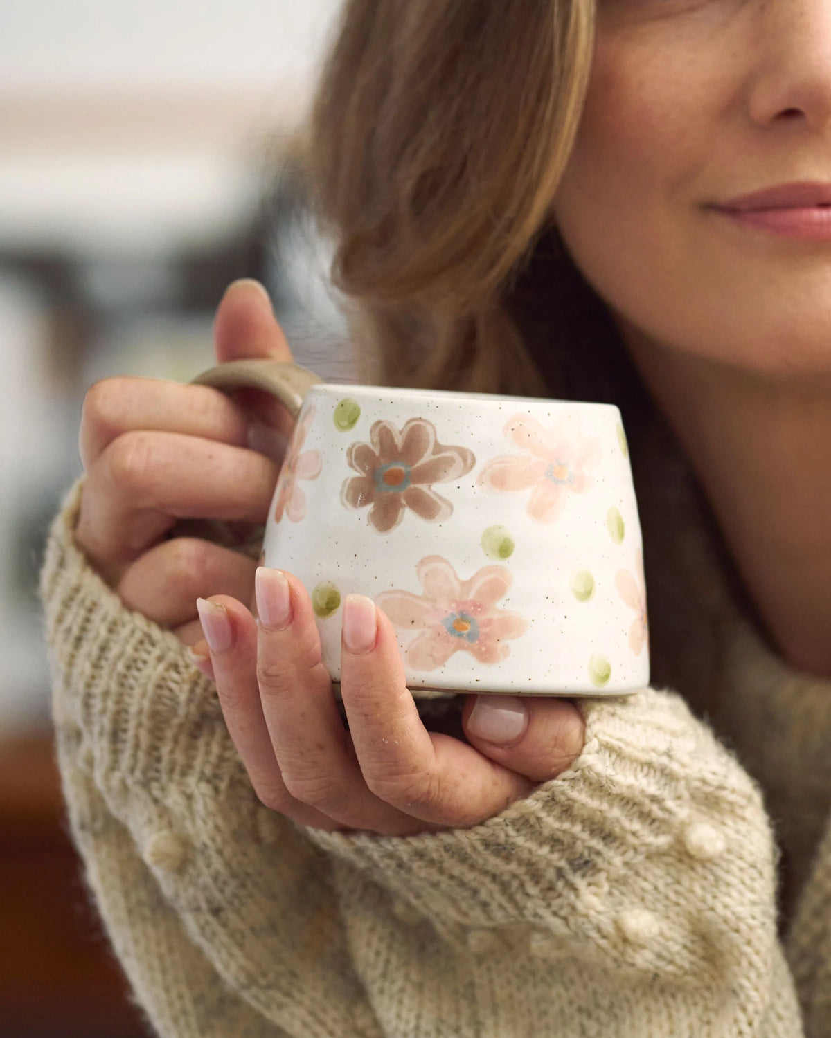 Robert Gordon | Large Handled Mug - Flower Garden