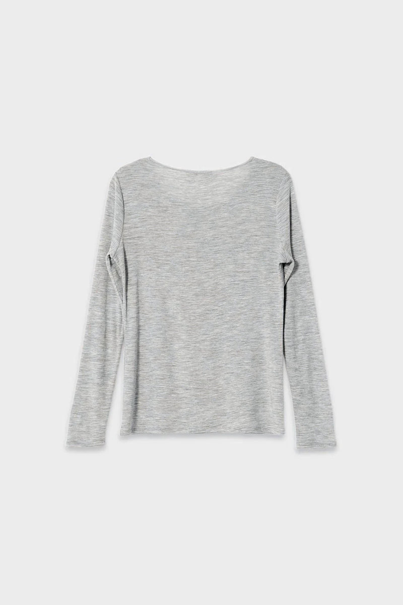 ELK | Merino Long Sleeve Top - Grey