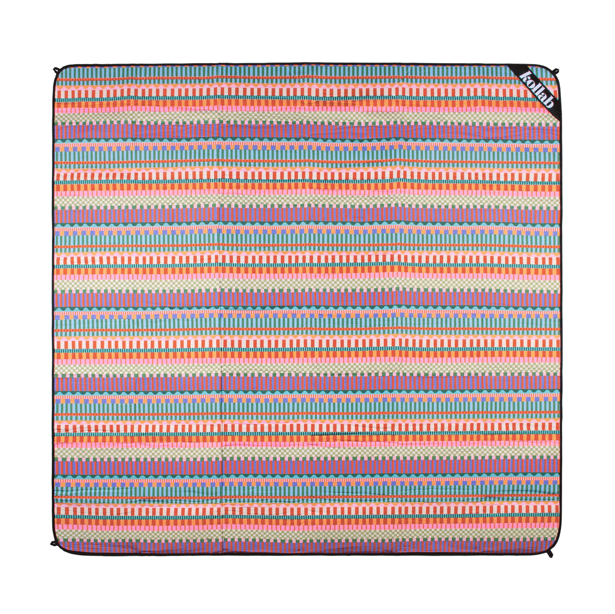 Kollab |  Picnic Mat - Blocks and Stripe
