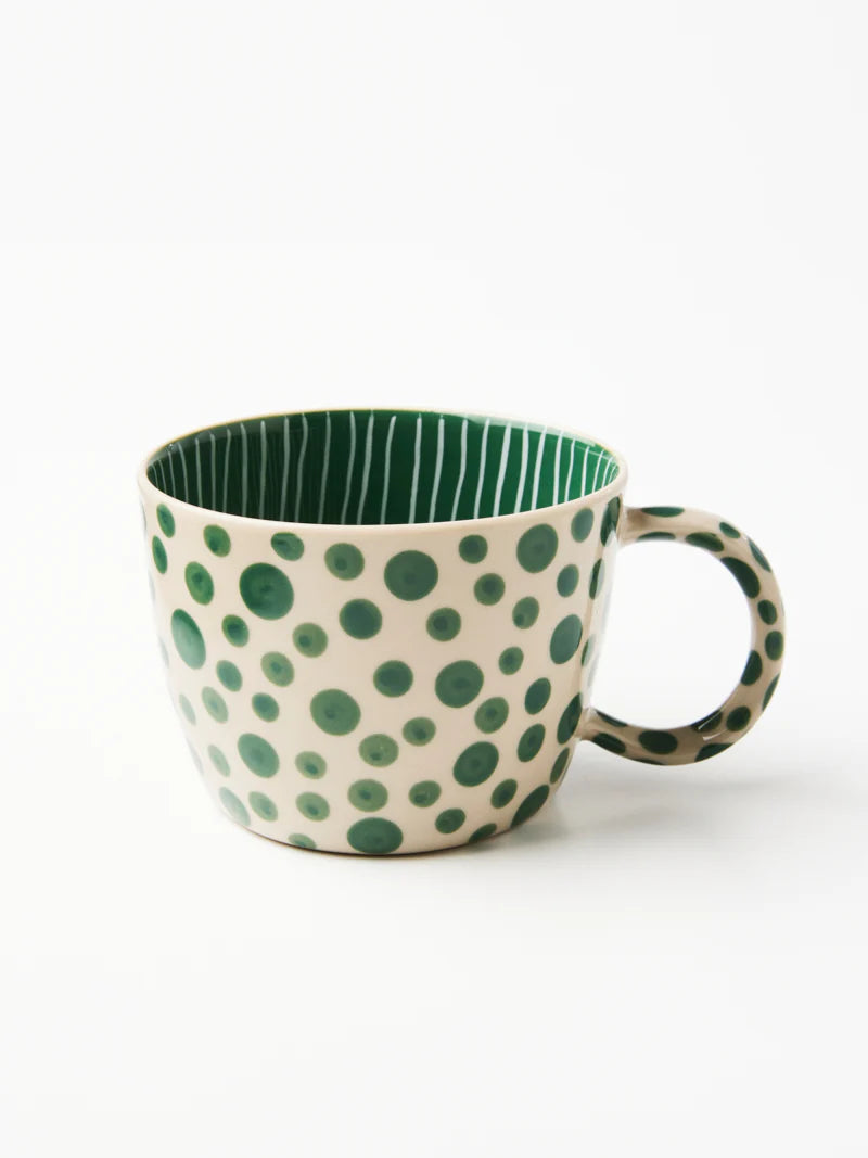 Jones & Co | Chino Mug - Green Spot