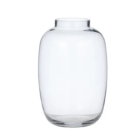 GRANDE GLASS BARREL VASE